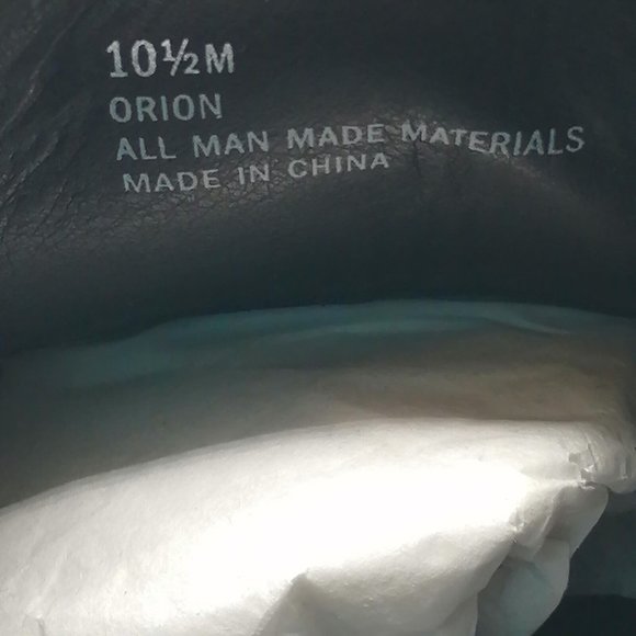 Van‎ Heusen Mens Oxford Shoes Orion Black Memory Foam Lace Up Almond Toe 10.5 - Picture 9 of 9